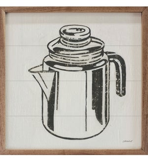 Retro Coffee Pot By Kathrine Lovell